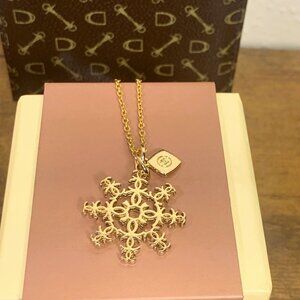 Chanel  Snowflake Necklace